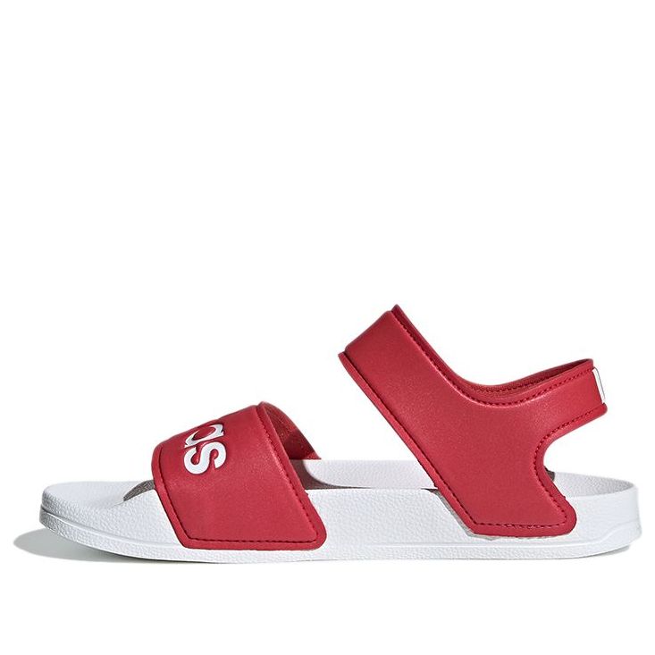 (GS) adidas Adilette Sandal K Red Sandals 'Red White' FV6412