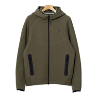 Nike Tech Fleece Full Zip Windrunner Hooded Jackets Asia Sizing 'Olive Green' FB7922-222
