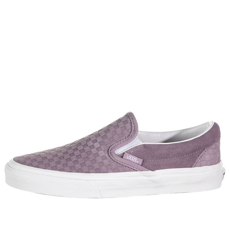 Vans Classic Slip-On Stylish Wear-Resistant Breathable Low Top Casual Skate Shoes Unisex Purple VN0A4BV31HG