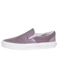 Vans Classic Slip-On Stylish Wear-Resistant Breathable Low Top Casual Skate Shoes Unisex Purple VN0A4BV31HG
