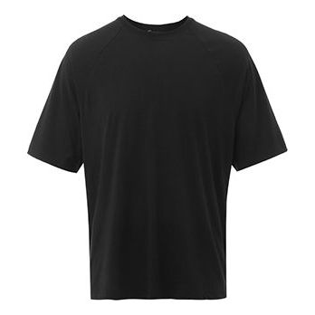 adidas Y-3 Round Neck Short Sleeve Loose Black CF0443