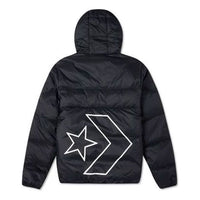 Converse Classic Casual Warm Hooded Down Jacket Asia Sizing 'Black' 10023695-001