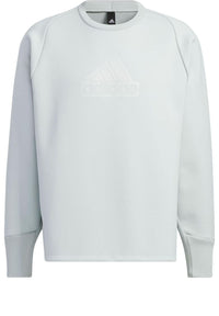 adidas Sportswear Z.N.E. Sweatshirt Logo 'Light Grey' IQ1376