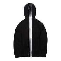 (WMNS) adidas x Naked Denim Hooded Jacket Black CY4788