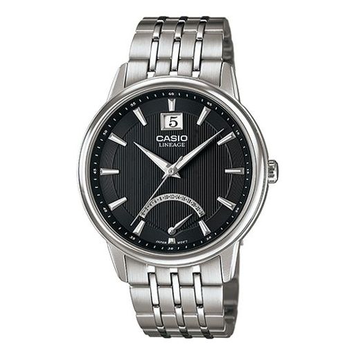 Casio Lineage Analog Watch 'Silver Steel Black' LIN-202D-1AV