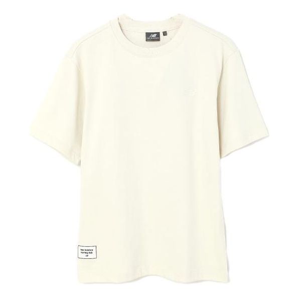 New Balance Lifestyle Plain Tee Asia Sizing 'White' 5ED37581-CRE