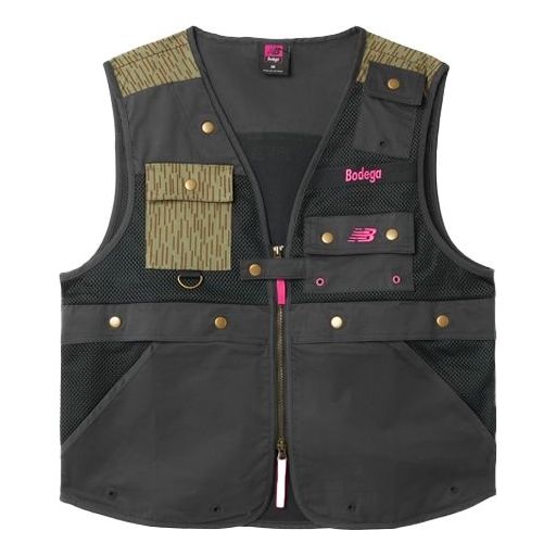 New Balance x Bodega All Terrain Outwear Vest Asia Sizing 'Black Green' MV01519-CMO
