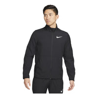 Nike Dri-FIT Solid Color Quick Dry Woven Training Sports Jacket Black DM6620-011