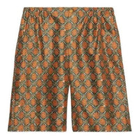 Gucci GG Monogram Sports Print Shorts 'Orange' 623159-ZAEEA-7260