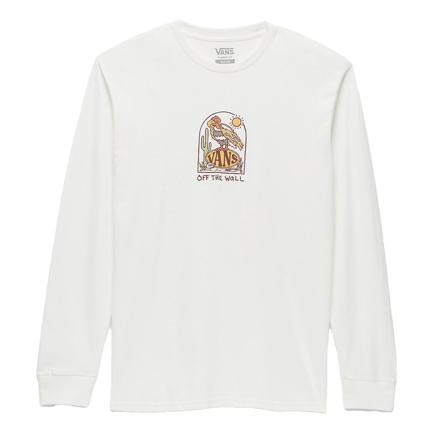 Vans Deserted Long Sleeve T-Shirt 'Marshmallow' VN000F46FS8