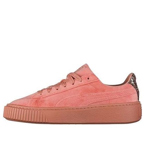 (WMNS) PUMA Basket Platform Velvet 'Gem Heel' 366497-02