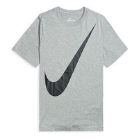 Nike Sportswear Big Swoosh T-Shirt Large Short Sleeve Gray BV7645-063