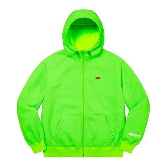 Supreme x WINDSTOPPER Zip Up Hooded Sweatshirt 'Green' SUP-FW21-346