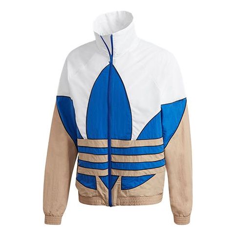 adidas Big Trefoil Woven Track Top - White GE0865