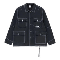Li-Ning Skateboard Series Multiple Pockets Loose Jacket 'Black' AFDS103-1