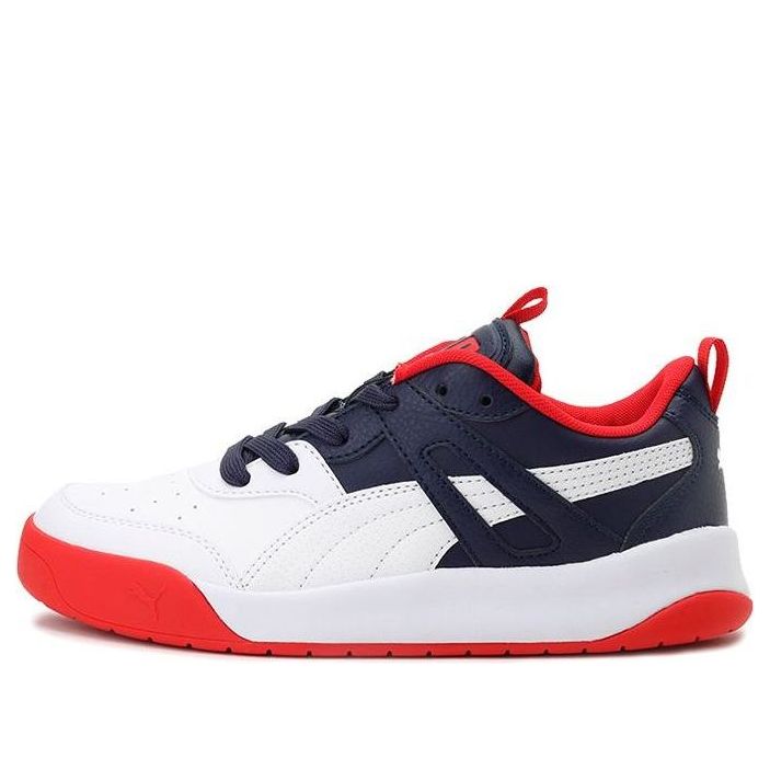 PUMA Backcourt Imeva (Big Kids) Shoes Blue/White/Red 374406-03