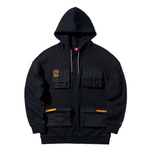 Li-Ning New York Fashion Week Series Pullover Multiple Pockets Black AWDP835-2
