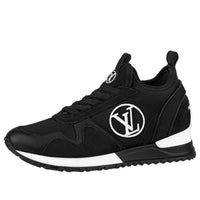 (WMNS) LOUIS VUITTON Run Away Sneakers 'Black with White Logo' 1A9ER3