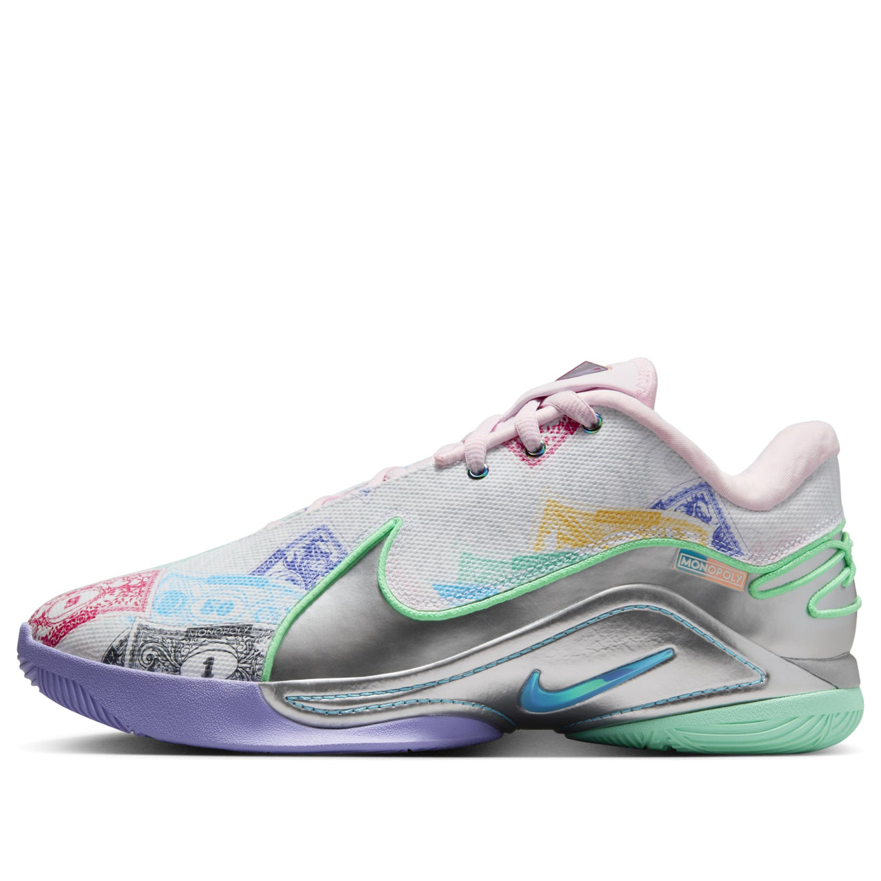Nike x Monopoly LeBron 22 EP 'Baltic Blue Vapor Green Pink Foam' FZ1098-100