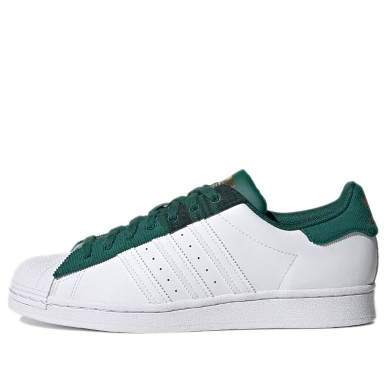 adidas Superstar Shoes 'White Collegiate Green' H00212