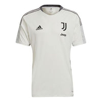 adidas Sports Training Short Sleeve Soccer/Football 21-22 Season Juventus White GR2937