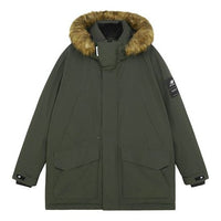 New Balance Warm Hooded Down Jacket Asia Sizing 'Green' 5PB42201-KH