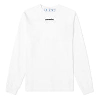 Off-White FW20 Marker Arrows Printing Pullover Men White OMAB001E20JER0030145