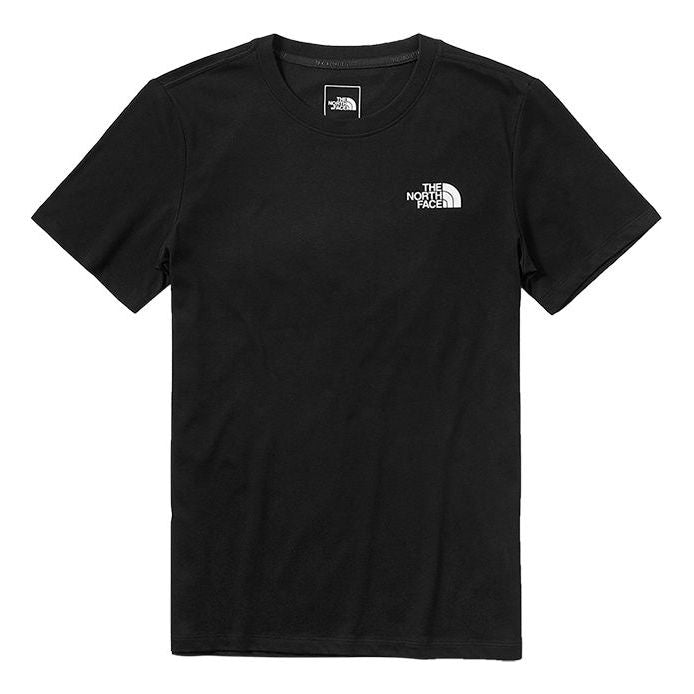 THE NORTH FACE TNF logo Short Sleeve Couple Style Black 49AY-JK3