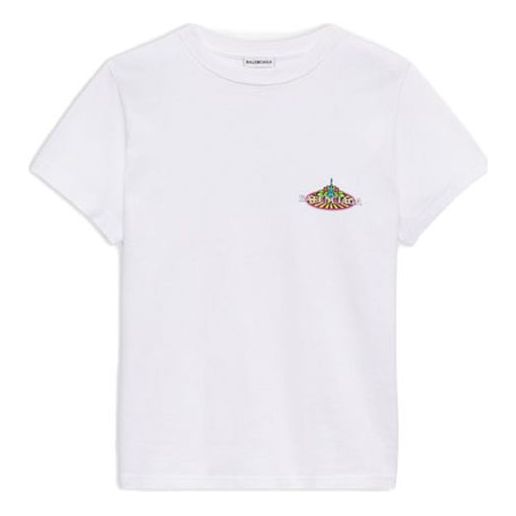 Balenciaga Pattern Version Short Sleeve White 578133THV609000