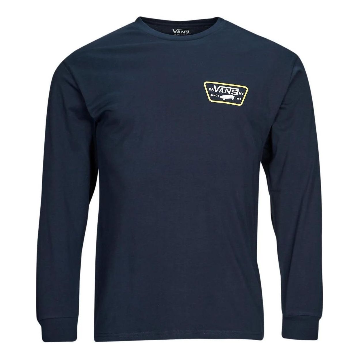 Vans Full Patch Back Long Sleeve T-Shirt 'Navy' VN0A2XCMCC7