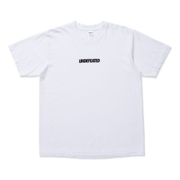 UNDEFEATED Logo Round Neck Short Sleeve Unisex White 80076-WHITE