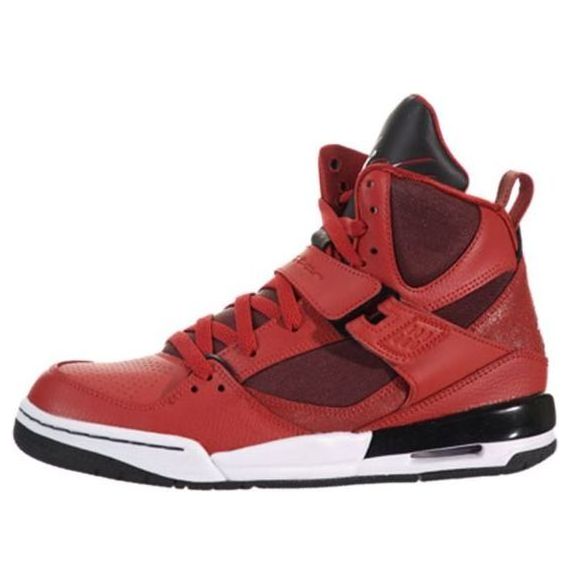 (GS) Air Jordan Flight 45 High 'Red Black' 524865-600
