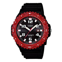 Men's CASIO 100m Waterproof Resin Strap Quartz Movement Watch Mens MRW-S300H-4B