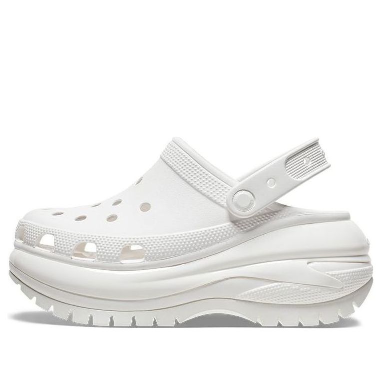 (WMNS) Crocs Classic Mega Crush Clog 'White' 207988-100