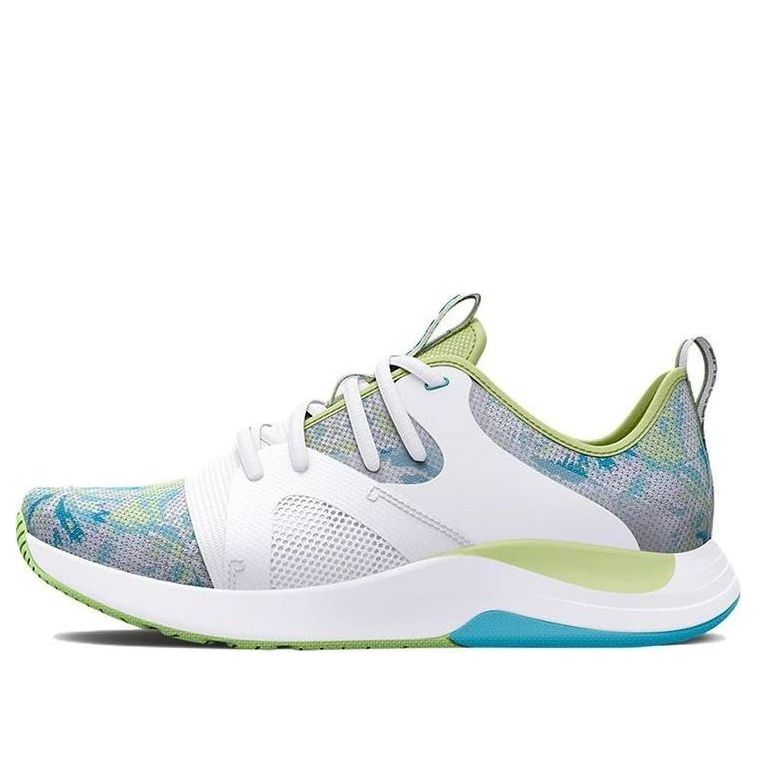 (WMNS) Under Armour Charged Breathe Lace TR 'White Pale Olive' 3025059-100