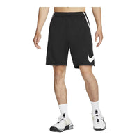 Men's Nike Printing Logo Knit Training Shorts Black DQ4813-010