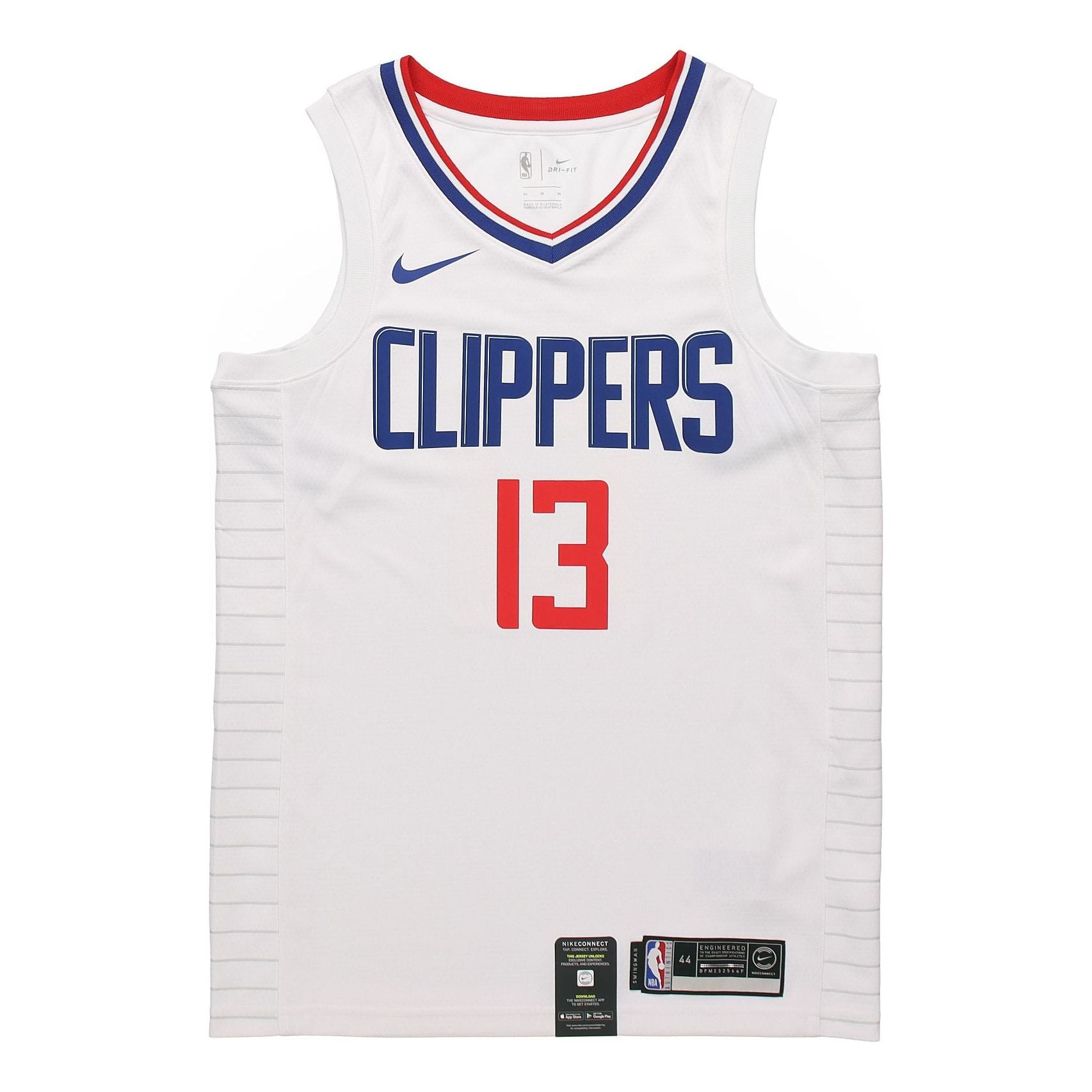 Nike NBA limited SW Fan Edition Los Angeles Clippers George No. 13 Basketball Jersey/Vest White 865185-108