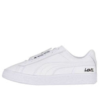 (PS) PUMA Basket Badge Ps Casual Shoes White 370799-01
