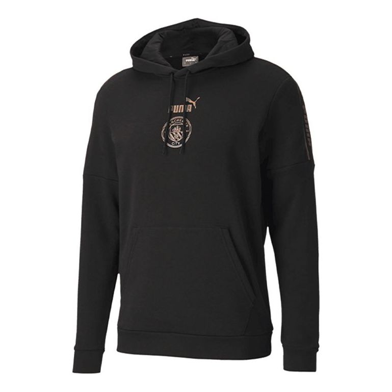 PUMA Football Club logo Printing Casual Black 758060-02