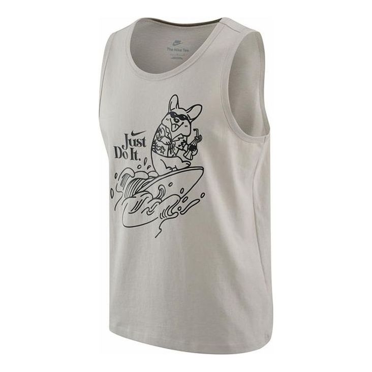 Nike Just Do It Cartoon T-Shirts 'Grey' FV1280-104