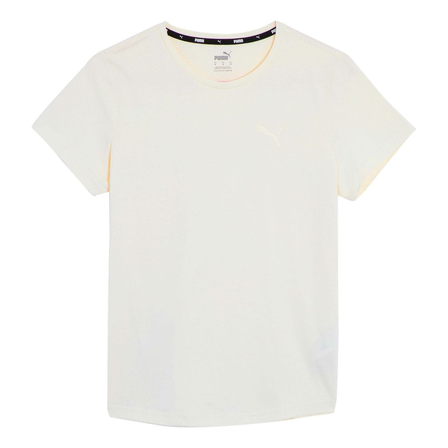 (WMNS) PUMA Elevated T-Shirt 'White' 674076