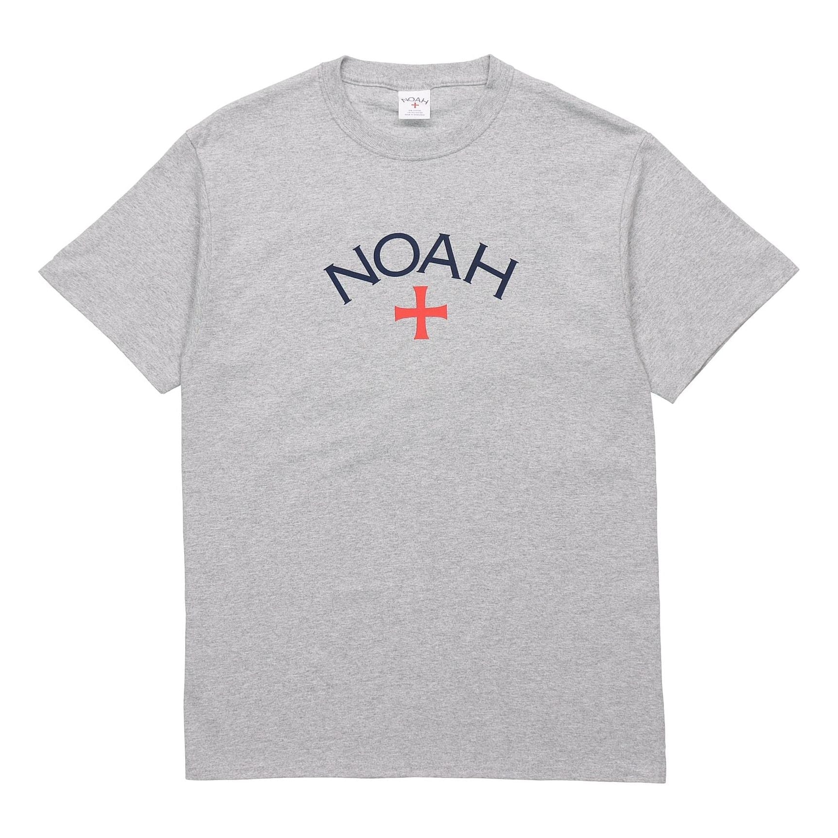 NOAH NYC Logo Tee Grey Short Sleeve Unisex Gray NOAH-SS18-004