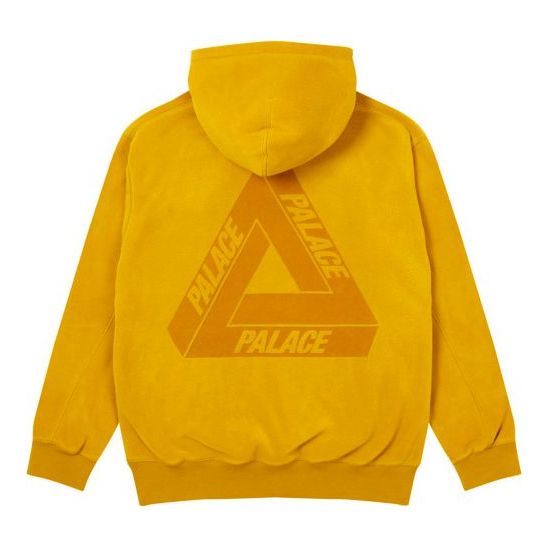 PALACE Back Printing hooded Loose Unisex Yellow PAL-FW20-404