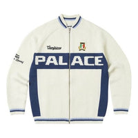 Palace SS23 Cycle Knit Jacket 'White' P23KW005