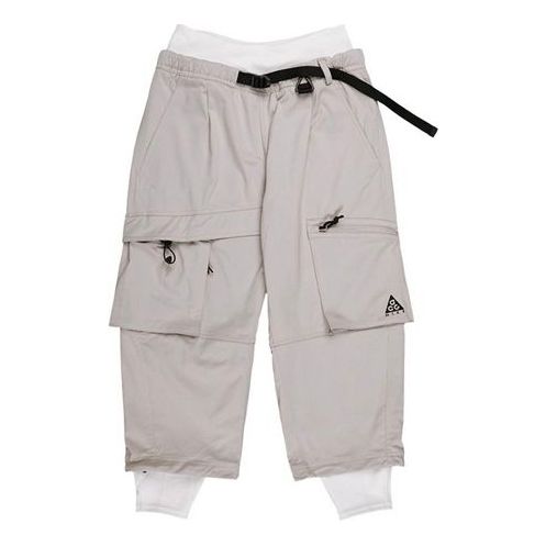 (WMNS) Nike Acg Multiple Pockets Cargo Mountain White Pants 'Moon Particle Summit White' BQ7302-286