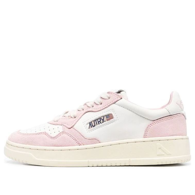 (WMNS) Autry Open Low Leather Suede 'Pink' AOLW-CE17