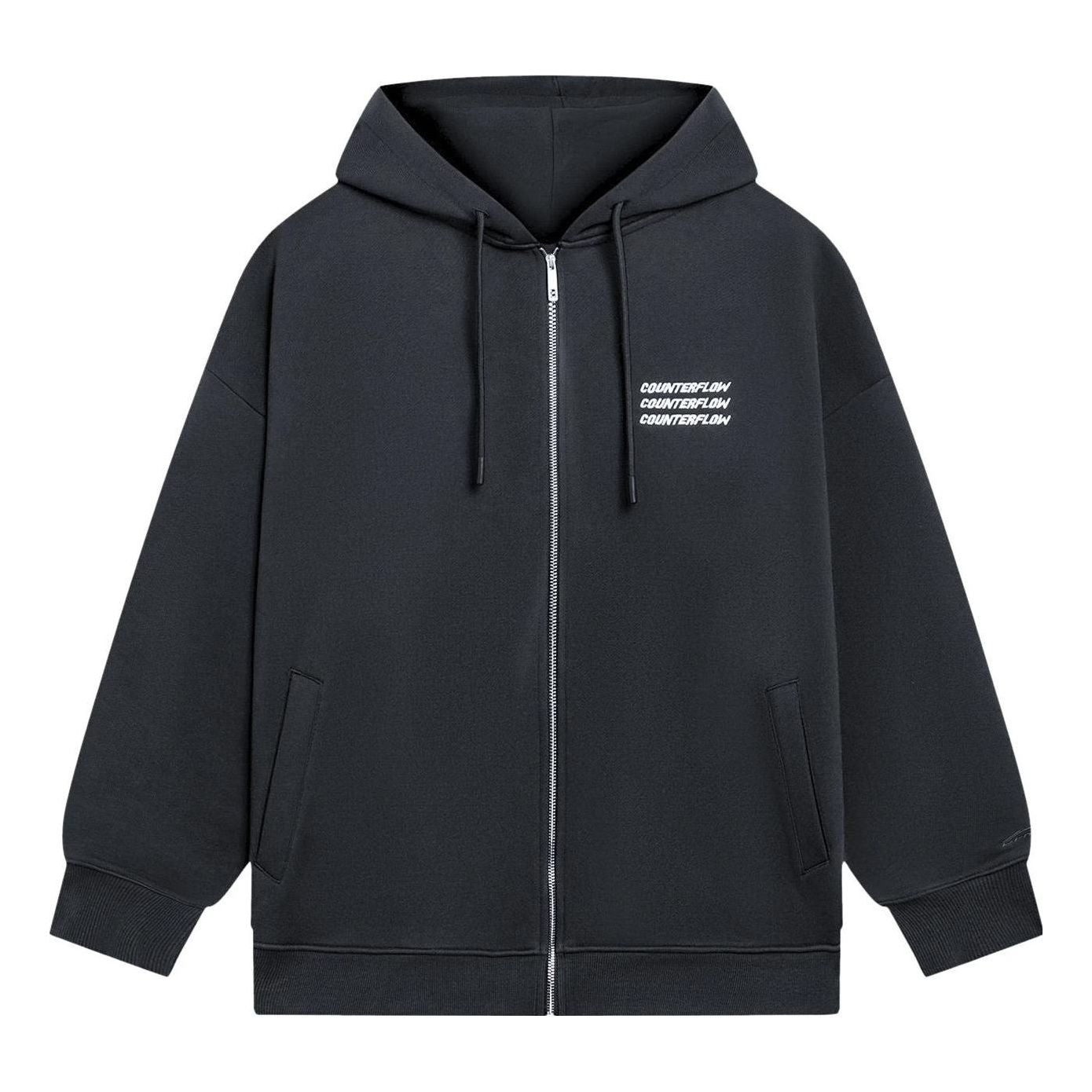Li-Ning Counterflow Triple Logo Hooded Jacket 'Black' AWDSI25-2