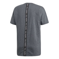 adidas Real Ssp Tee Real Madrid Webbing Soccer/Football Sports Short Sleeve Gray DP5182