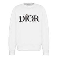 DIOR Logo Crewneck Sweatshirt For Men White 043J604A0531-C089