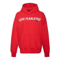 (WMNS) Converse Love The Progress 2.0 Oversized Pullover Hoodie Asia Sizing 'Red' 10020734-A02